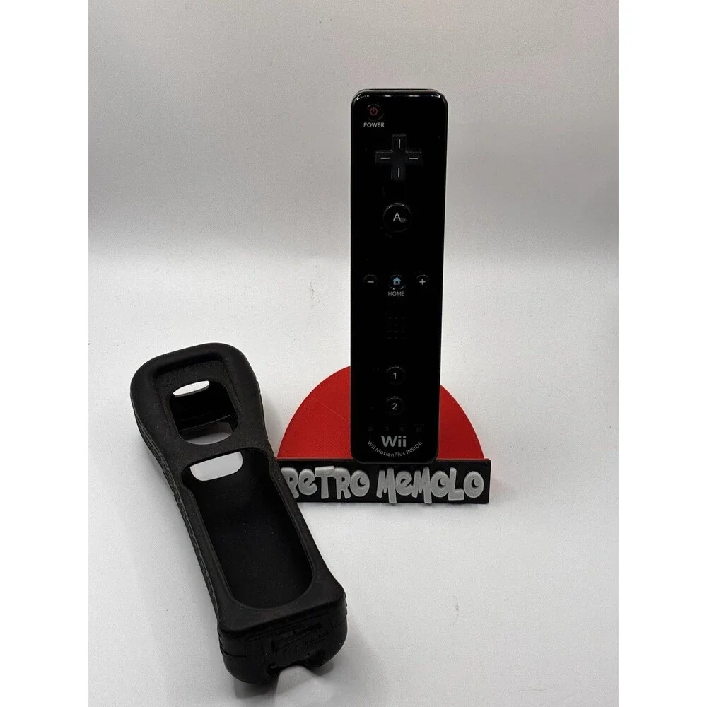 Official OEM Nintendo Wii & Wii U Motion Plus Remote Controller - Black RVL-036